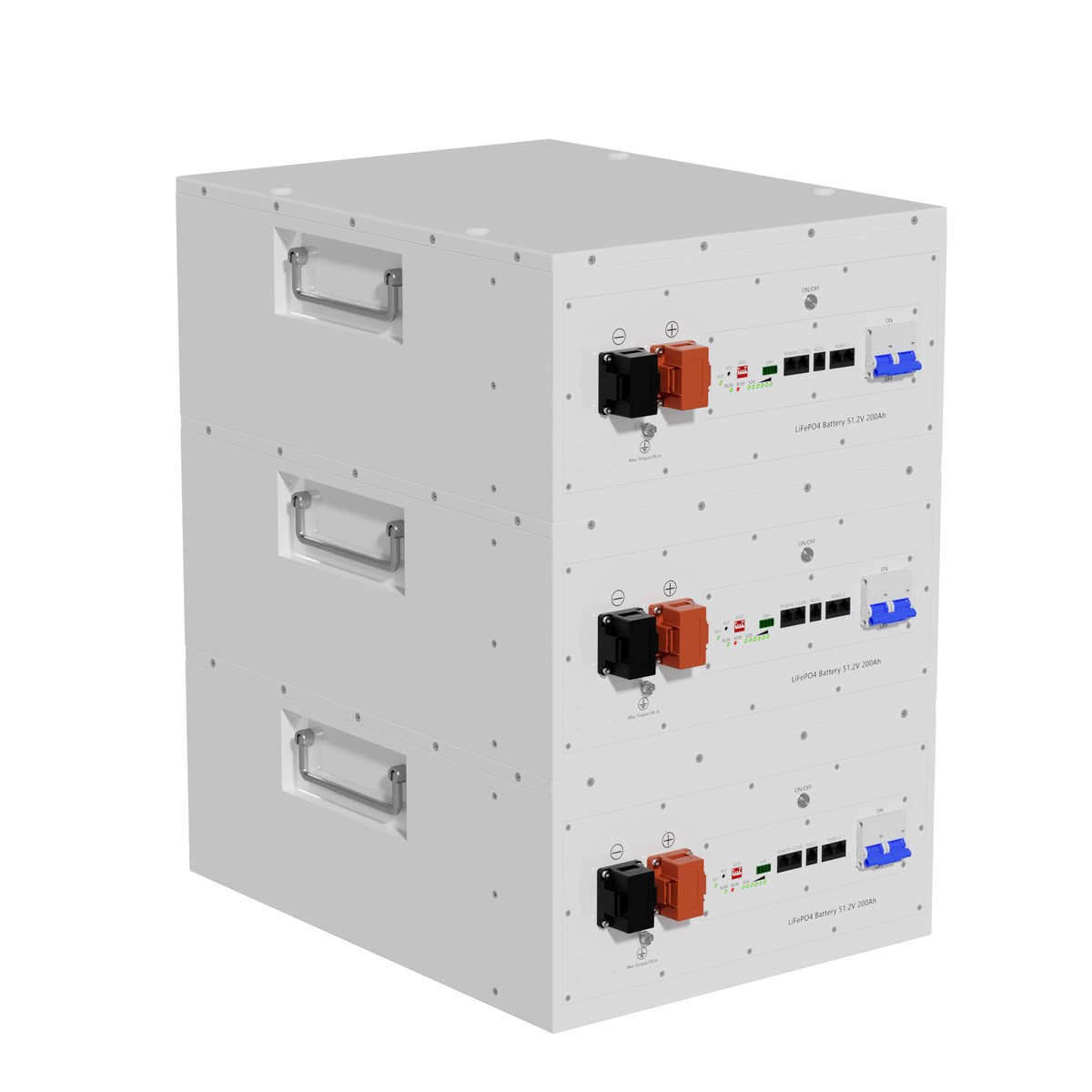 PowerLyra stackable battery modules